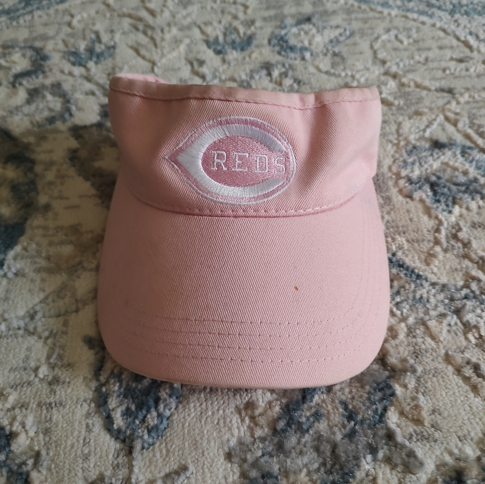 Pink Cincinnati reds visor brand new